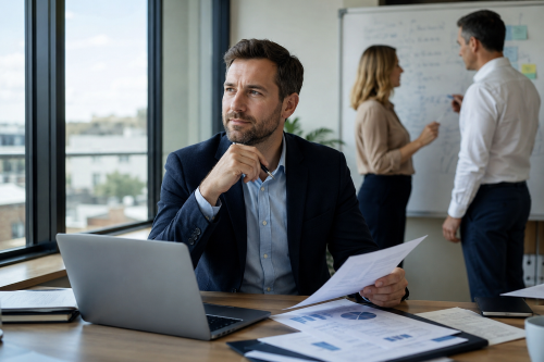 Calculated risk-taking in business