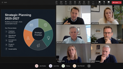 Virtual business consulting strategy session