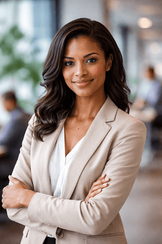 Confidential business advisory discussion between senior leader and trusted advisor