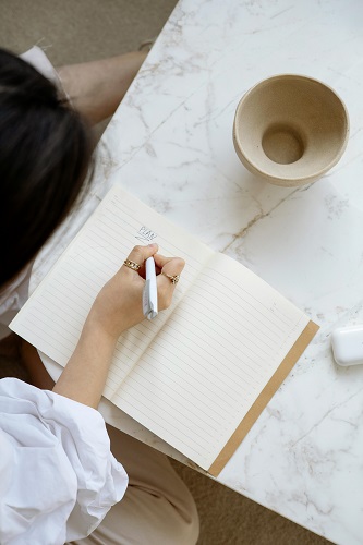 A calm workspace for daily planning.