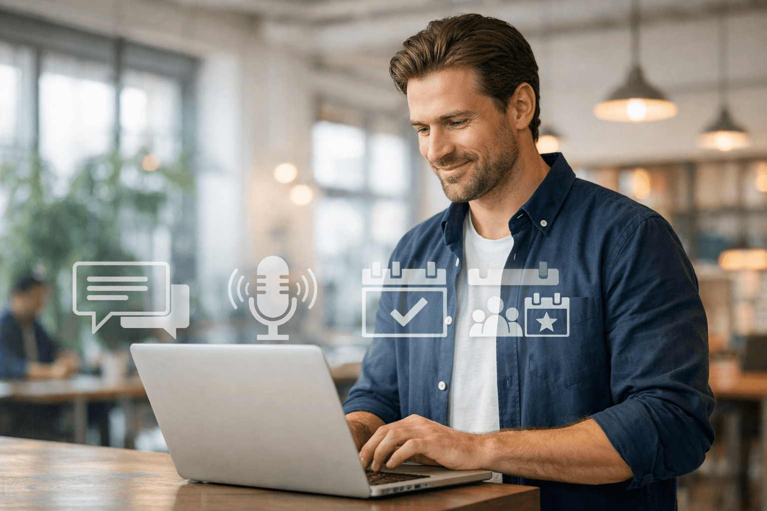 business owner researching niche communities and online platforms