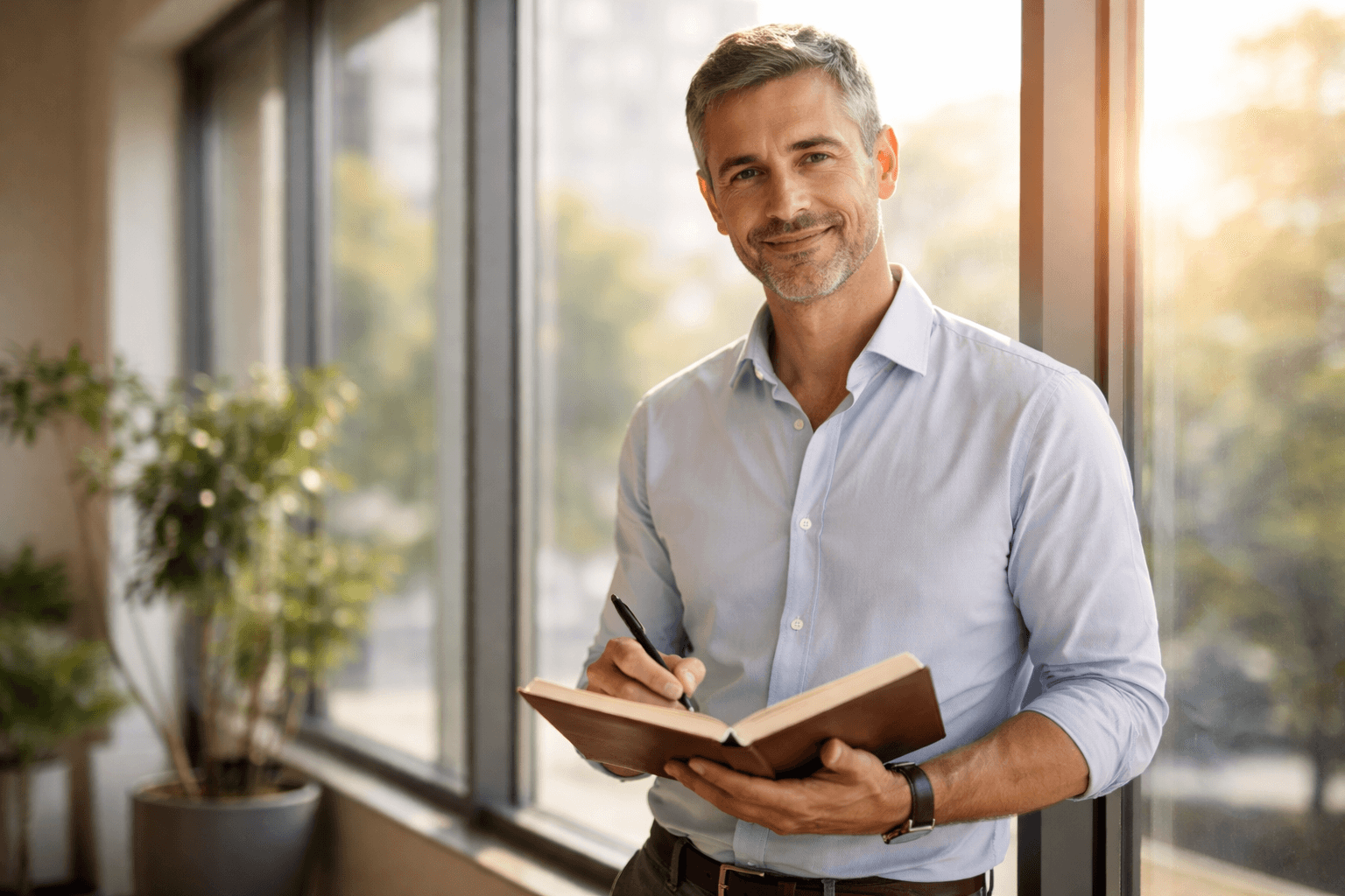 business owner planning balanced lifestyle and business growth