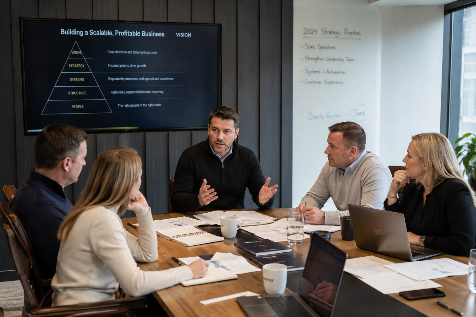 Professionalising a 5-30 person business