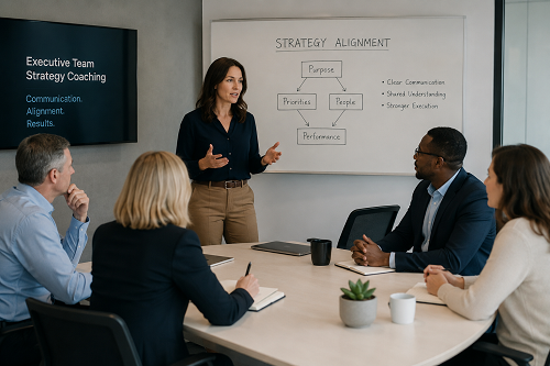 Executive leadership coaching workshop focused on organisational alignment