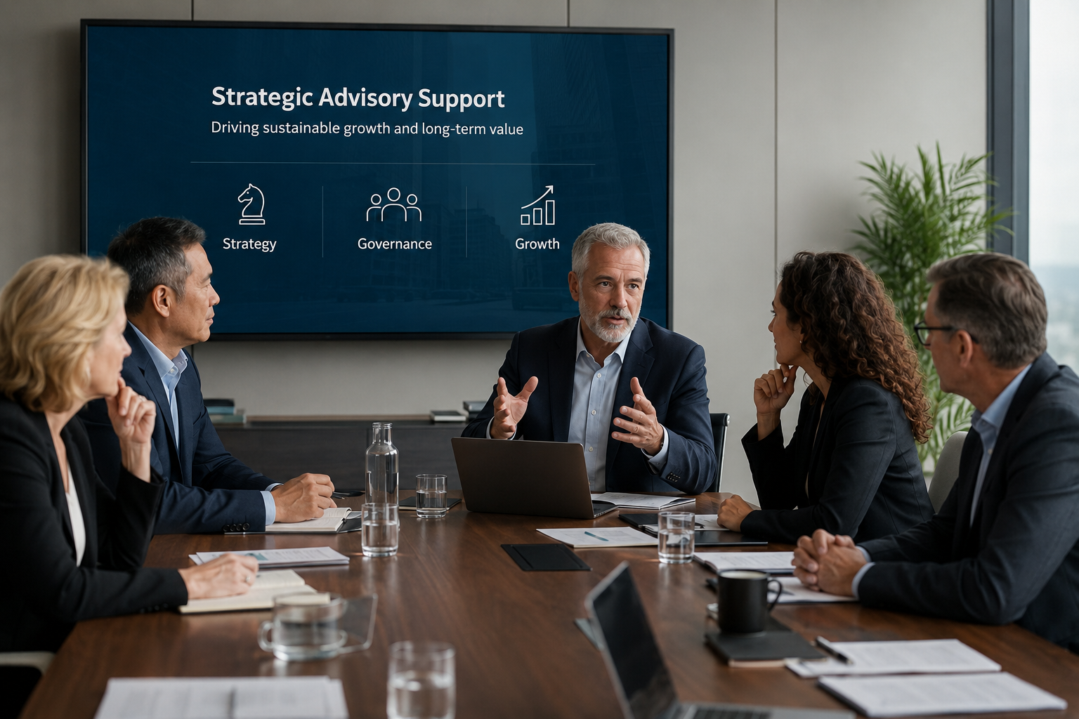 When Should a Board Seek External Strategy Support? Boards often benefit from external advisory when organisations experience: increasing complexity governance strain leadership misalignment strategic uncertainty scalability challenges Ultimately, external strategy support helps businesses improve governance, accountability and long-term organisational resilience as complexity increases.