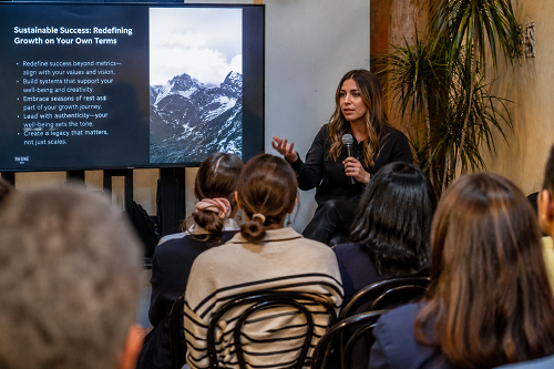 Founder discussing long-term personal sustainability and identity balance