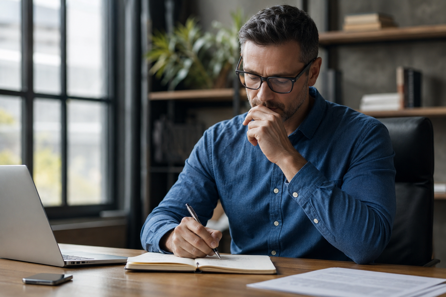 Business leader planning long-term personal and professional direction