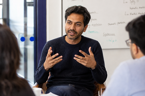 Founder discussing leadership growth and long-term personal development