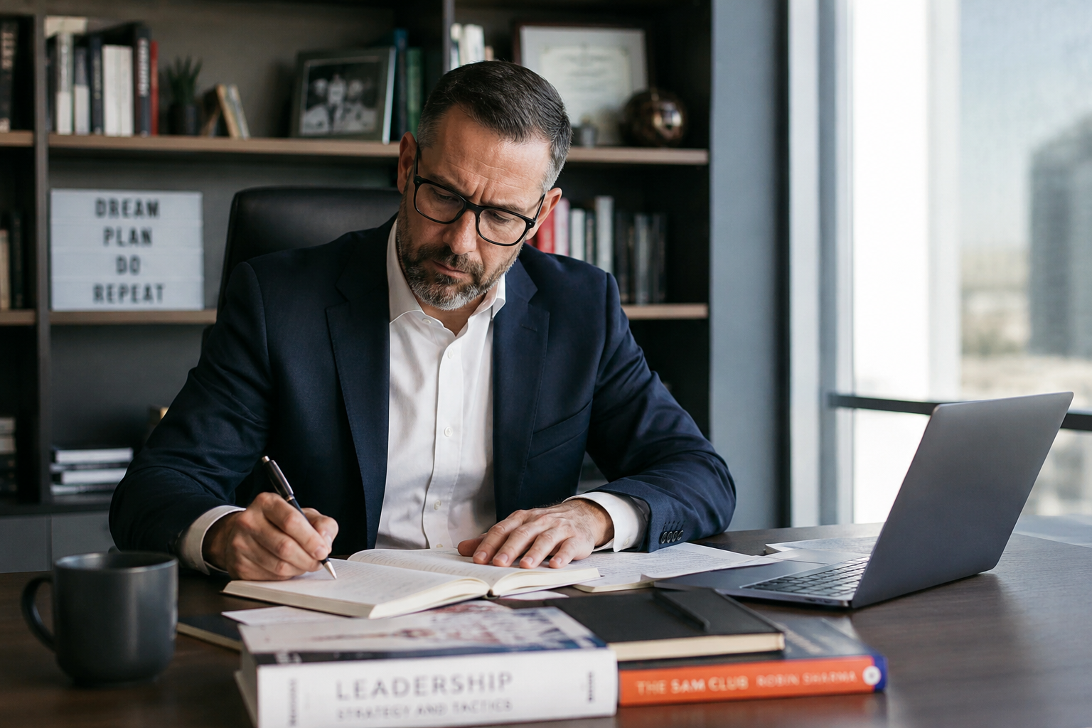 Executive leader focused on personal development and leadership performance