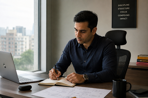 Founder focused on disciplined leadership and structured planning