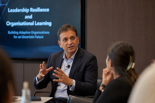 Founder discussing leadership resilience and organisational learning