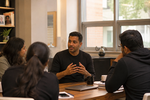 Founder discussing meaningful leadership and long-term contribution
