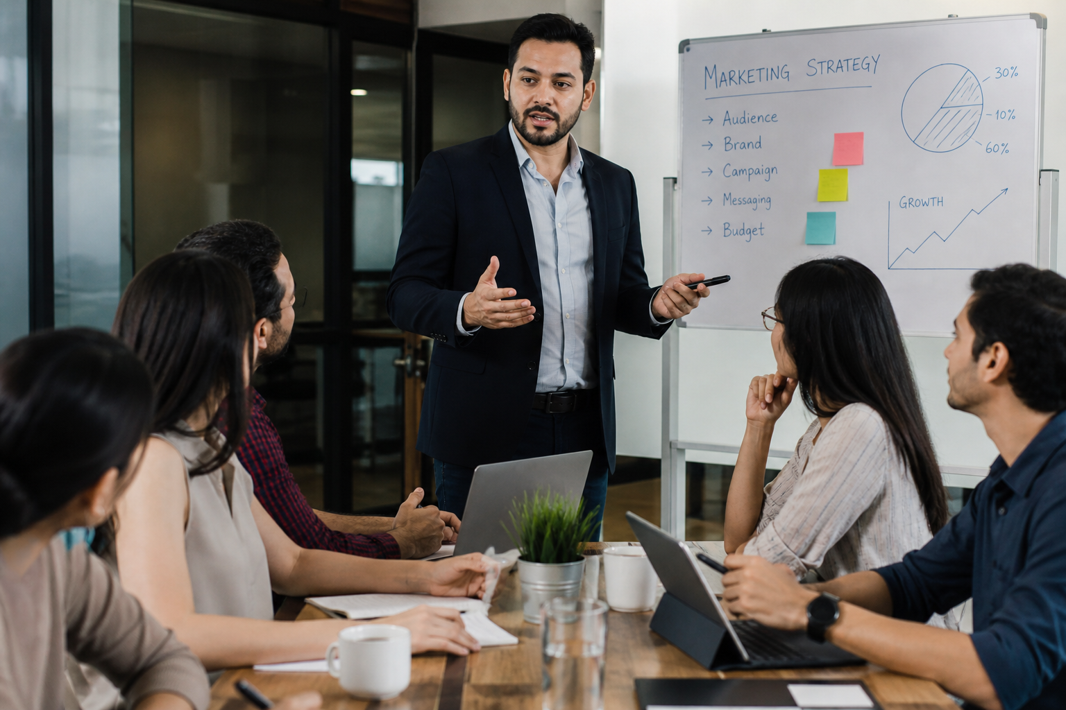 One-to-one coaching session between SME owner and business coach