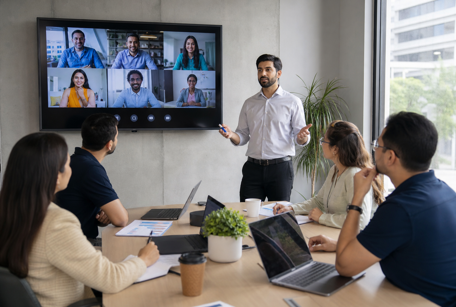 Strategic advisory discussion between business advisor and SME founder