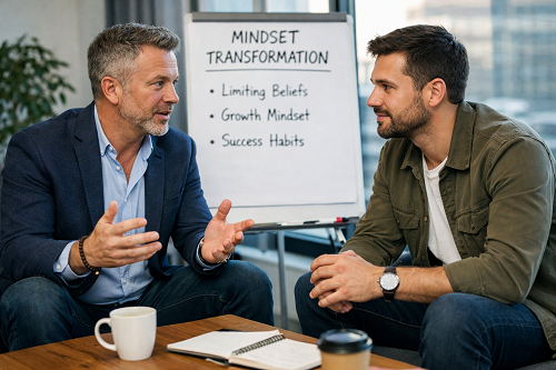  Leaders discussing behavioural patterns influencing decision-making