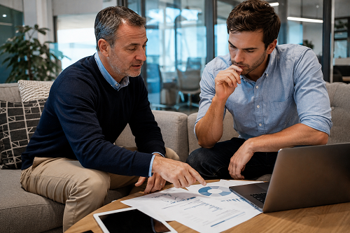 Strategic advisor helping founder evaluate growth plans