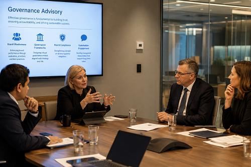 Governance advisory discussion with executive leadership team