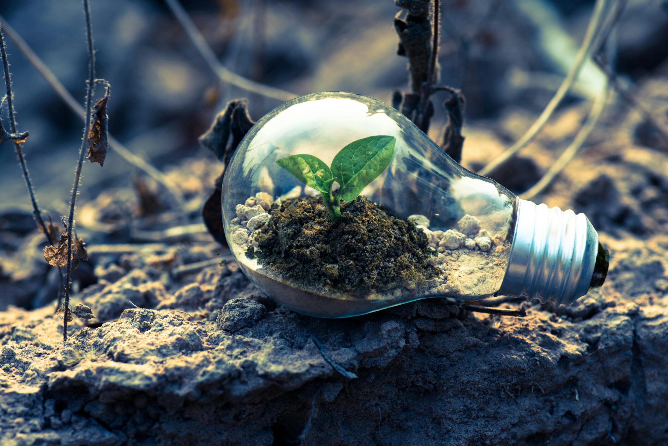 bulb growing inside a bulb showing more independence