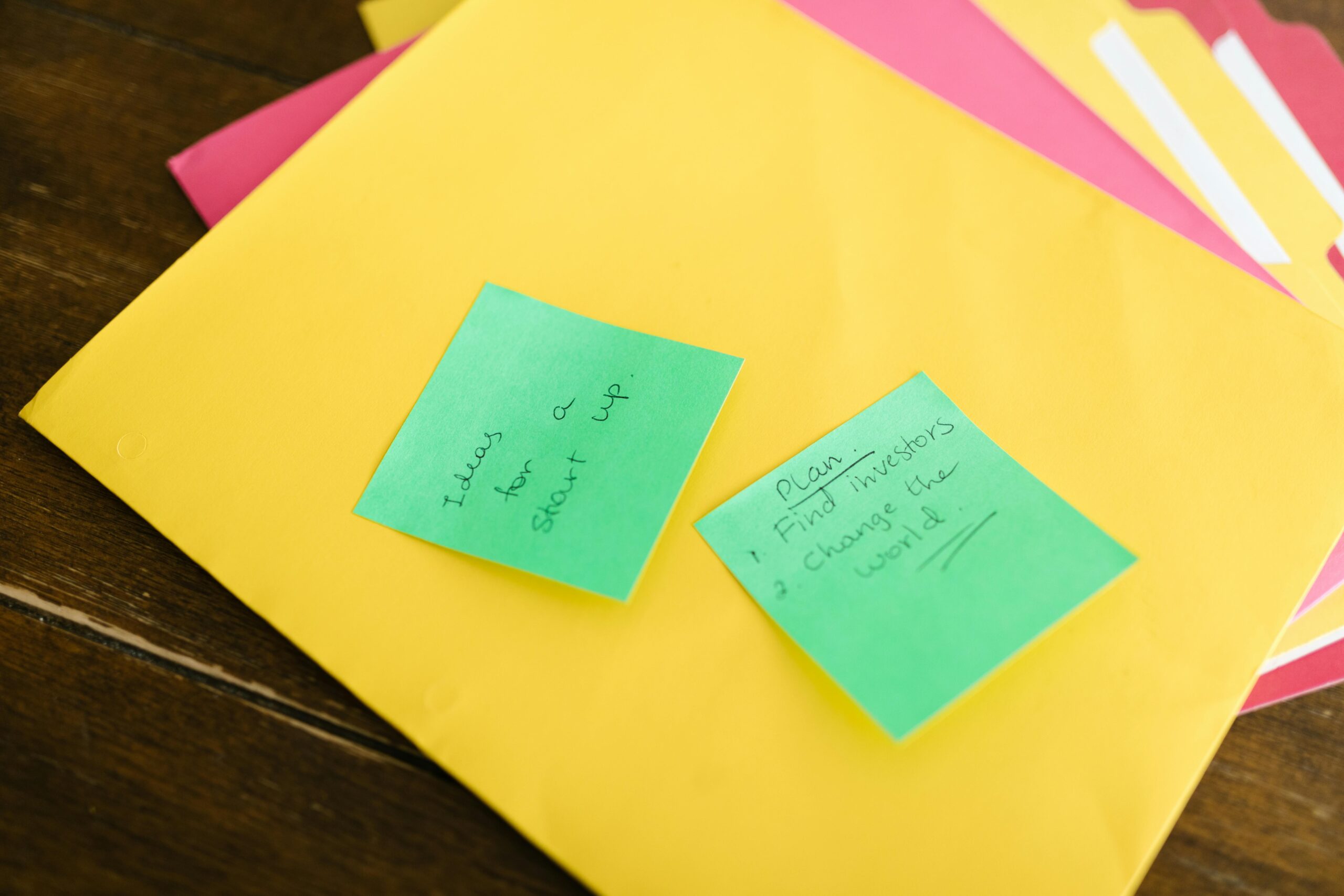 sticks on a manilla page often used for lanning to symbolize aligning personal and professional goals.