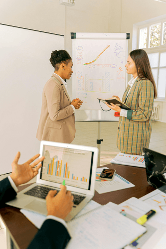 Strategic planning session for SME leadership